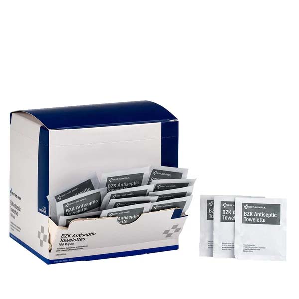 BZK Antiseptic Wipes - Q100